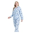 thumbnail image 2 of GLOBAL Womens 100% Cotton Notch Collar Pajama Set Homewear with Pockets, 2-Piece, Sizes L, 2 of 6