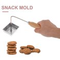 thumbnail image 4 of PTOOTP Kitchenware French Fries Mould 1 Set Cooking Tool Square Design 11.4x2.8x0.9in Silver, 4 of 7