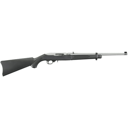 Ruger 11100 10/22 Semi-Automatic .22 Long Rifle 18.5", Black Synthetic, Black