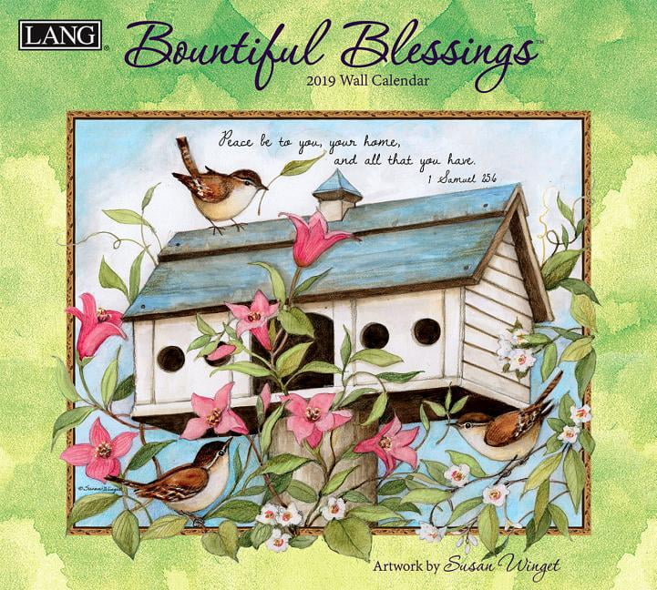 2019 BOUNTIFUL BLESSINGS WALL CALENDAR Walmart Walmart