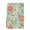 Orange, Yellow, Sage Green, variant on Turquoise Flowers Kitchen Towels Set of 1, Country Vintage Chic Flowers Vines Absorbent Dish Towels for Kitchen, Microfiber Hand Towel, Quick Drying Tea Towel for Cleaning Decorative Dishcloths