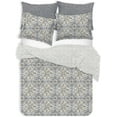 thumbnail image 6 of Delara Organic Cotton Duvet Sets 300 Thread Count, 3 Piece Duvet Cover with 2 Shams, King, 6 of 8