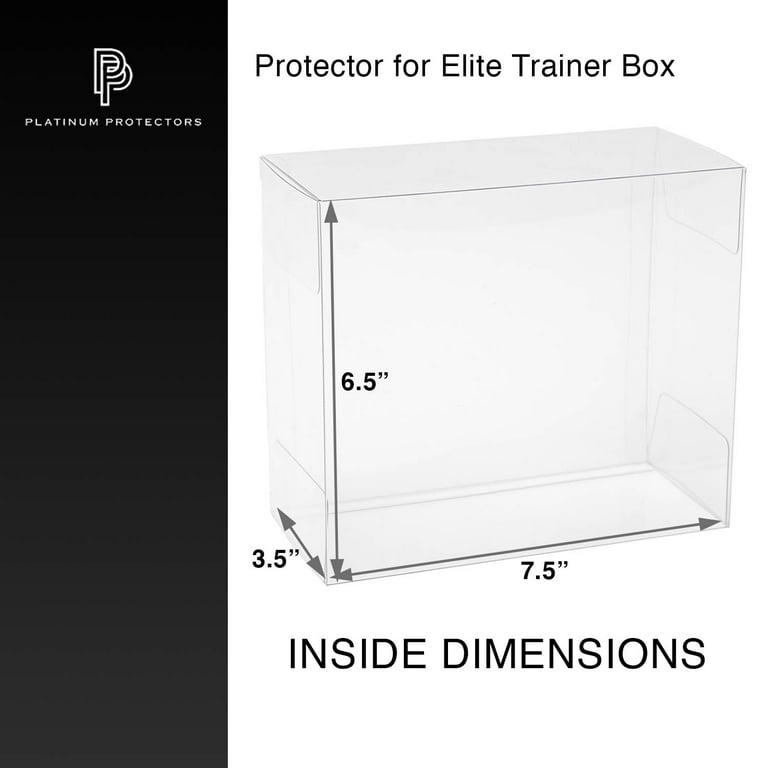 10pcs Pokemon Booster Box Display Case Protector Elite Trainer Box