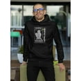 thumbnail image 2 of Cupid Techno Style Hoodie Men -Image by Shutterstock, Male 4X-Large, 2 of 4