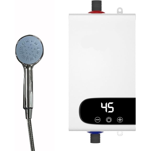 Electric Tankless Water Heater, Instant Hot Water Heater for Shower, electric shower head water heater for Bathroom
