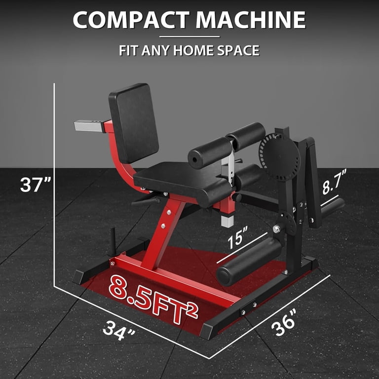 Leg Pulling Machine Plate Loaded Leg Equipment Leg Extension & Curl Machine For Home Gym ...