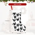 thumbnail image 4 of Salouo Retro Rooster Print Christmas Stockings,Large Xmas Stocking Set of 1 Holiday and Farmhouse Stocking for Christmas Holiday Party Decoration(17.7*11 Inch), 4 of 7