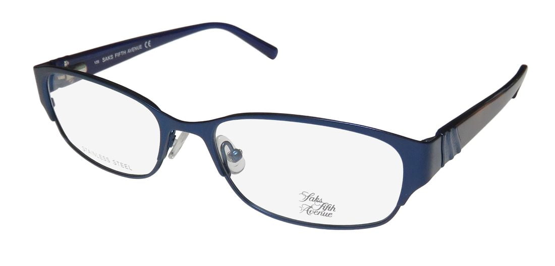 SAKS FIFTH AVENUE Eyeglasses 263 0DA4 Navy 54MM