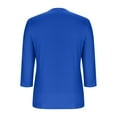 thumbnail image 3 of yievot Womens Tops 3/4 Sleeve Dressy Blouses V Neck Tunic Tops Casual Business Summer Shirts, 3 of 6