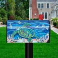 thumbnail image 2 of Briarwood Lane Swimming Sea Turtle Summer Mailbox Cover, 2 of 3