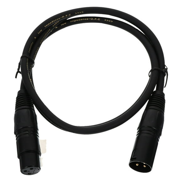 Xlr Cable 1m Male To Female Microphone Cord 3-pin Speaker System Mic Cable