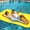 Yellow-8 FTx 6 FT, variant on 18/12/10/8/6 FT Lily Pad - Water Floating Mat - Lake Floating Mat, Triple-Layer Tear-Resistant XPE Foam, Suitable for Beaches, Oceans, and Pools. (10 FT x 6 FT)