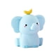 thumbnail image 2 of Luz nocturna de elefante | Lámpara de dormir de dormitorio de silicona • USB recargable • Control de toque regulable • Rosa, azul | Iluminación ambiental de mesilla para protección ocular | Batería, 2 of 6