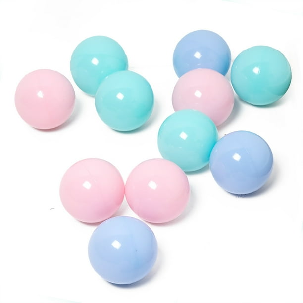 100PCS Play Balls Food Grade Non-toxic Colorful Ocean Ball Pit Balls for  Kids 