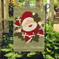 thumbnail image 2 of GZHJMY Polyester ﻿Single Santa Garden Flags Outdoor Decotative Flags with Double Sided&nbsp;Printings for Christmas，Halloween，Birthday Party and Daily Use, 12x18 inches, 28x40 inches Yard Flags, 2 of 5