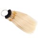 thumbnail image 1 of 100% Human Hair Color Swatch Ring with Gold Buckle, 30Strand Salon Dye Sample Set Beige 10°, 1 of 4