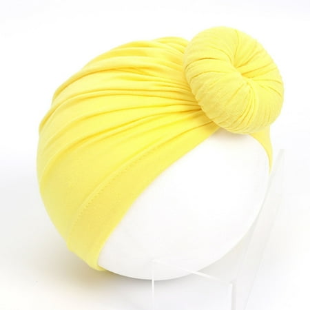 

QIIBURR Headband for Girls Hairband for Girls Toddler Baby Girls Cotton Circle Headwrap Headband Knot Children Turban Hairband Baby Turban Headband