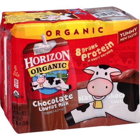 Horizon Organic Chocolate Milk, 8 oz, 6 ct