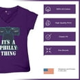 thumbnail image 6 of It's a Philly Thing Funny Women's V-Neck T-shirt Philadelphia Championship City of Brotherly Love Football League Fan Tee, 6 of 7