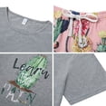 thumbnail image 5 of U2SKIIN Womens Pajamas Set Cute Cartoon Print Tee Shorts Pajama Set, 5 of 7