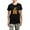 With Gray Camo Pant, variant on - Halloween Letter M Witch Monogram Women's Dark Paj - Women's Short Sleeve Print T-Shirt and Pants Dark Cotton Pajama Set