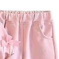 thumbnail image 5 of HVOBTTY Toddler Girl's Solid Color Crew Neck Long Sleeve Sweatshirt Long Pant 2 Piece Casual Matching Outfit Suits, 5 of 5
