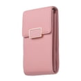 thumbnail image 4 of Solid Color PU Crossbody Bag Mini Sling Wallet phone bag mini Phone Pack Shoulder Bags Card Holder Coin Purse, 4 of 7