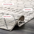 thumbnail image 3 of nuLOOM Zola Geometric Moroccan Area Rug, 4' x 6', Zola Grey, 3 of 10