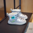 thumbnail image 3 of Child Girls Boys Snow Boots Keep Warm Ankle Booties Waterproof Furry Lined Winter Shoes, 3 of 6