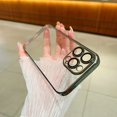thumbnail image 1 of Luxury Electroplated Glitter Phone Case For IPhone 11 15 12 13 14 Pro Max Protective Shell Clear Transparent Shockproof Cover, 1 of 5