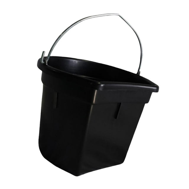 Bandeja de alimento para caballos,Comedero para caballos con asas,gran capacidad,20 l,Comedero para perros versátil para perros y caballos,Cubo de alimentación para ganado Fácil de instalar