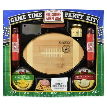 Hillshire Farm Gametime Party Holiday Gift Box, Assorted Meat & Cheese, 19.6oz