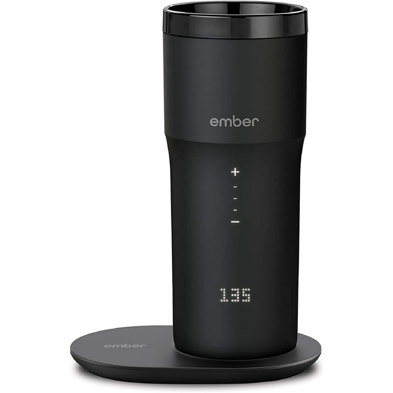 NEW Ember Temperature Control Smart Travel Mug 2 Charging Coaster, Black -  Improved Design 
