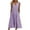 Purple, variant on YANHAIGONG Summer Dresses for Women Trendy 2025, Striped Sleeveless Dresses for Ladies,Casual V Neck Button Tshirt Dress Loose Soft Comfy Sleepwear Dress with Pocket