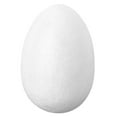 thumbnail image 1 of Grand Oeuf de Poule en Mousse Blanc, Symbole d'Oeuf de Pâques 115 mm pour Bricolage;, 1 of 8