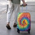 thumbnail image 3 of Colorful Tie Dye Pattern Luggage Cover Fashion Suitcase Cover Baggage Covers Fit 25-28 Inch Luggage (Go Travel), 3 of 5
