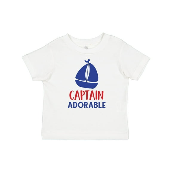 Inktastic Captain Adorable, Sailing Boat, Sailor, Sailing Boys Baby T-Shirt