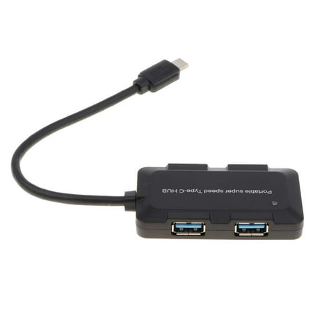 USB 3.0 Hub 4 Port USB Portable Super Speed for MacBook Air, Mac Mini, iMac Pro, Microsoft Surface, Ultrabooks,