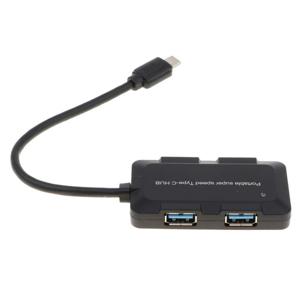 USB 3.0 Hub 4 Port USB Portable Super Speed for MacBook ...