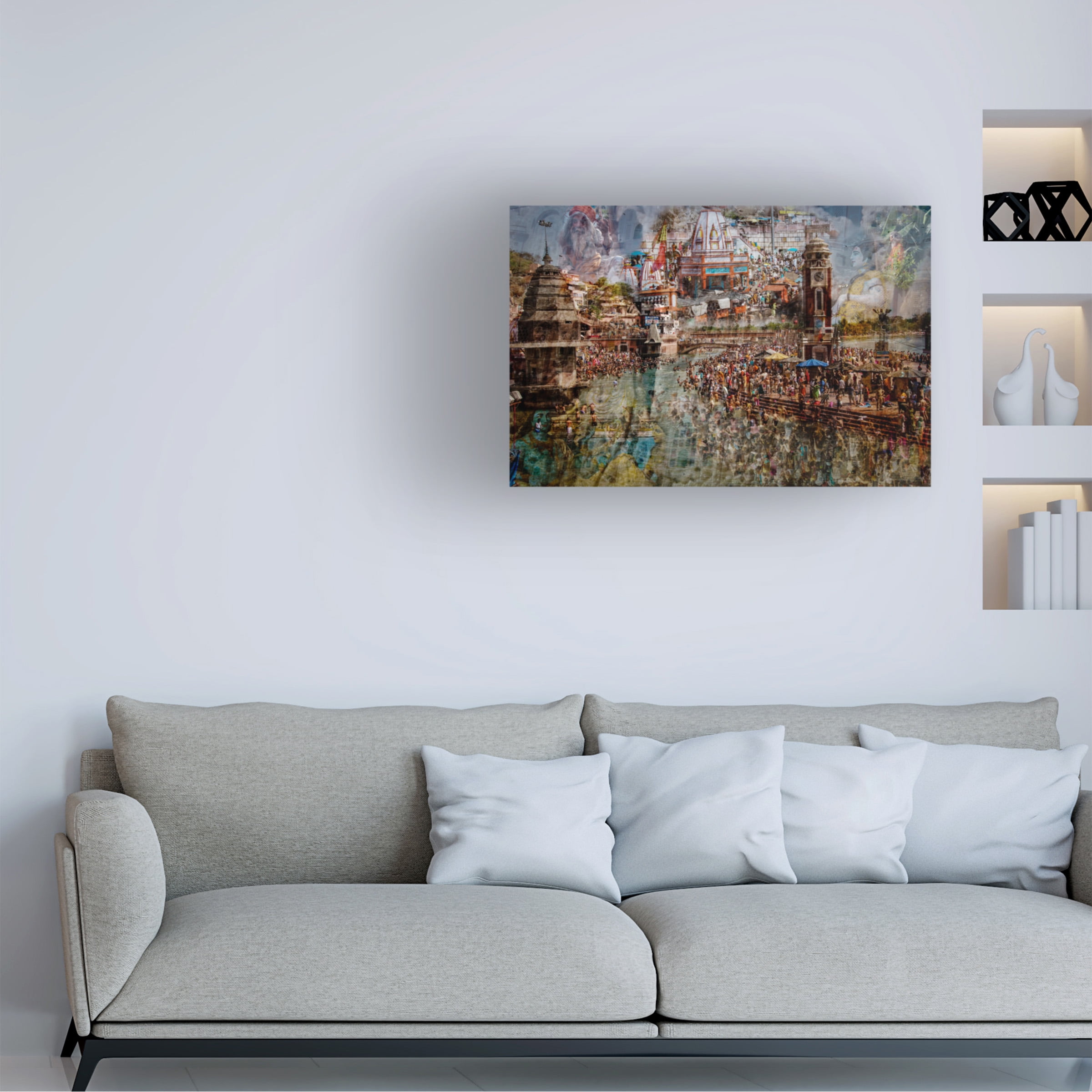Ralf Kayser 'Holy India' Canvas Art