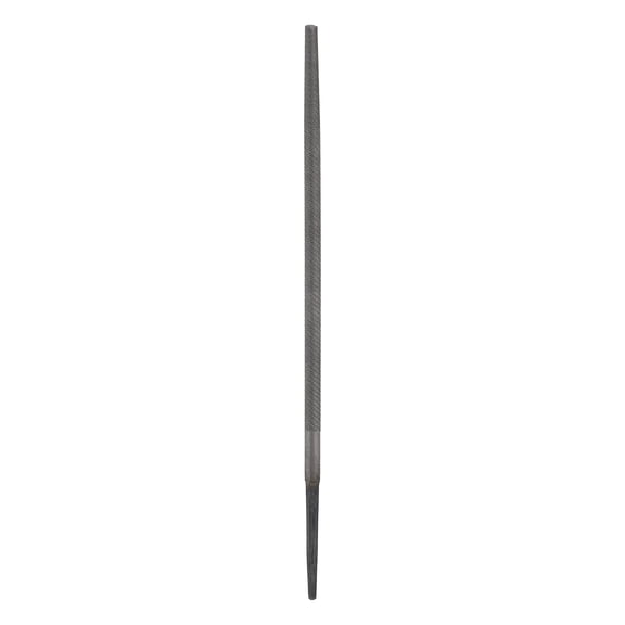 6" Round Fine Cut File Fine Metal File without Handle, Grey