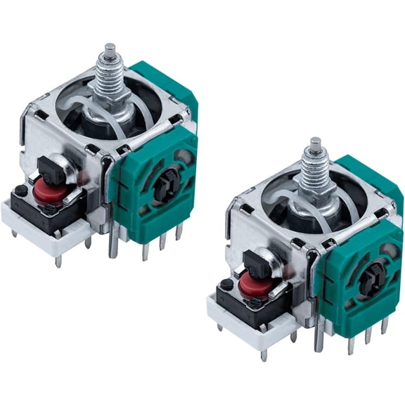 2 Pack Controller 3D Analog Joystick Thumb Sticks Replacement Repair Parts for Xbox One Elite 2