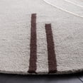thumbnail image 3 of SAFAVIEH Rodeo Drive Dusan Abstract Area Rug, Gray/Rust, 6' x 6' Round, 3 of 8