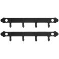 thumbnail image 1 of 2pcs Dollhouse Wall Coat Rack with Hooks Miniature Wall Hooks Rack Model Vintage Decor, 1 of 6