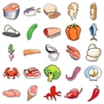 thumbnail image 3 of Calcomanías de vinilo con grafiti impermeables Fresh Food, 50 unidades, 3 of 4