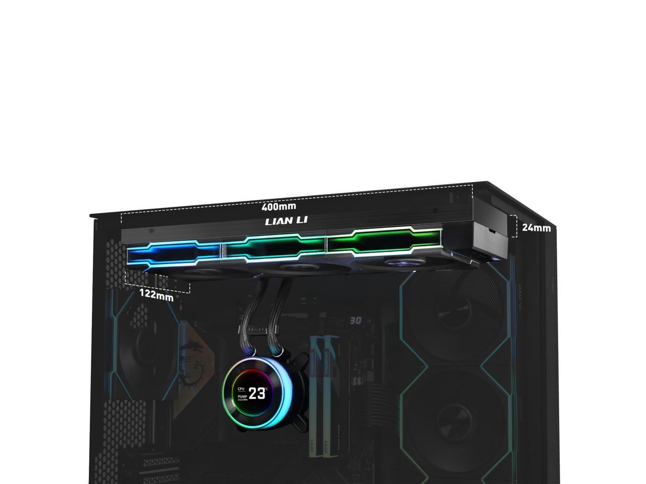 Lian Li HS2LCD36TB HYDROSHIFT II 360 TL RGB Liquid CPU Cooler Black