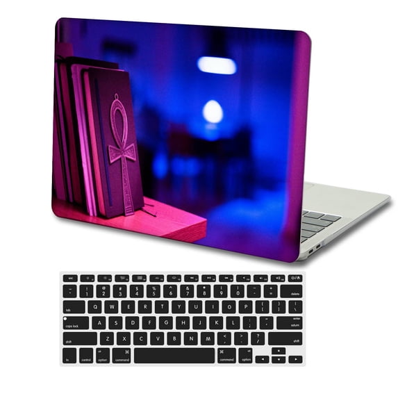 KSK KAISHEK Hard Shell Case Cover Only for MacBook Pro 16 inchs( XDR Display & Touch ID, 2023 - 2021) + Black Keyboard Cover Model A2780 M2/A2485 M1, Type C Purple series 0144