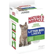 Nature’s Miracle Odor Control Litter Box Liners for Cats, 27 Count, Fit Most Extra-Large and Jumbo Multi-Cat Litter Boxes