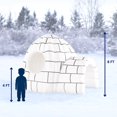 thumbnail image 2 of Iglú inflable The Bradford Exchange de 8 pies con Disco Lightshow, 2 of 5