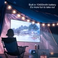thumbnail image 3 of 5G WiFi Mini Projector, Native 1080P HD Bluetooths Home Theater Movie Projector Support 4K, Portable Video Projector Electronic Focus for Office Home Outdoor, 3 of 7